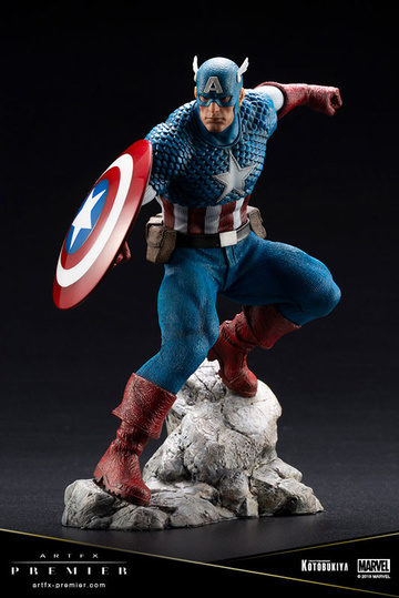 Steven Rogers (Captain America), Marvel Universe, Kotobukiya, Pre-Painted, 1/10